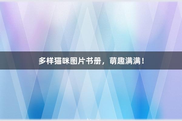 多样猫咪图片书册，萌趣满满！